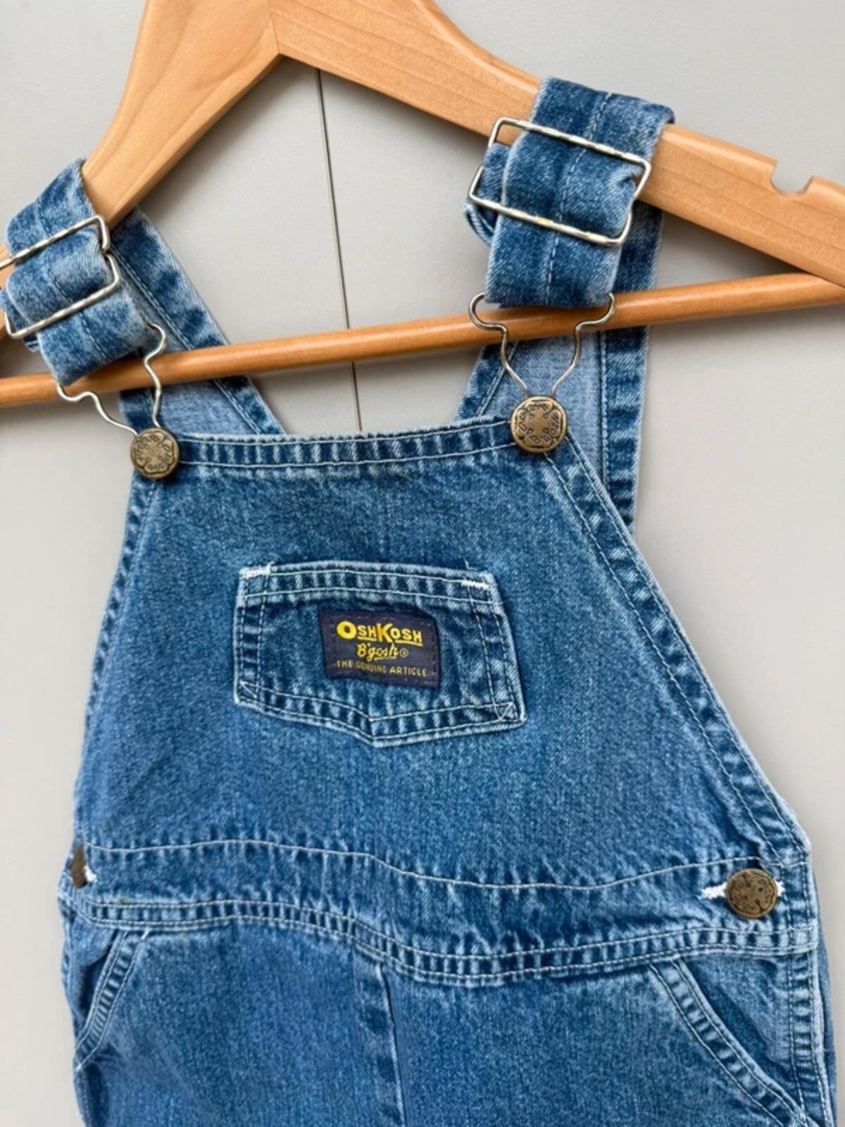 Oshkosh 80s USA Vintage Denim Dungarees 24M