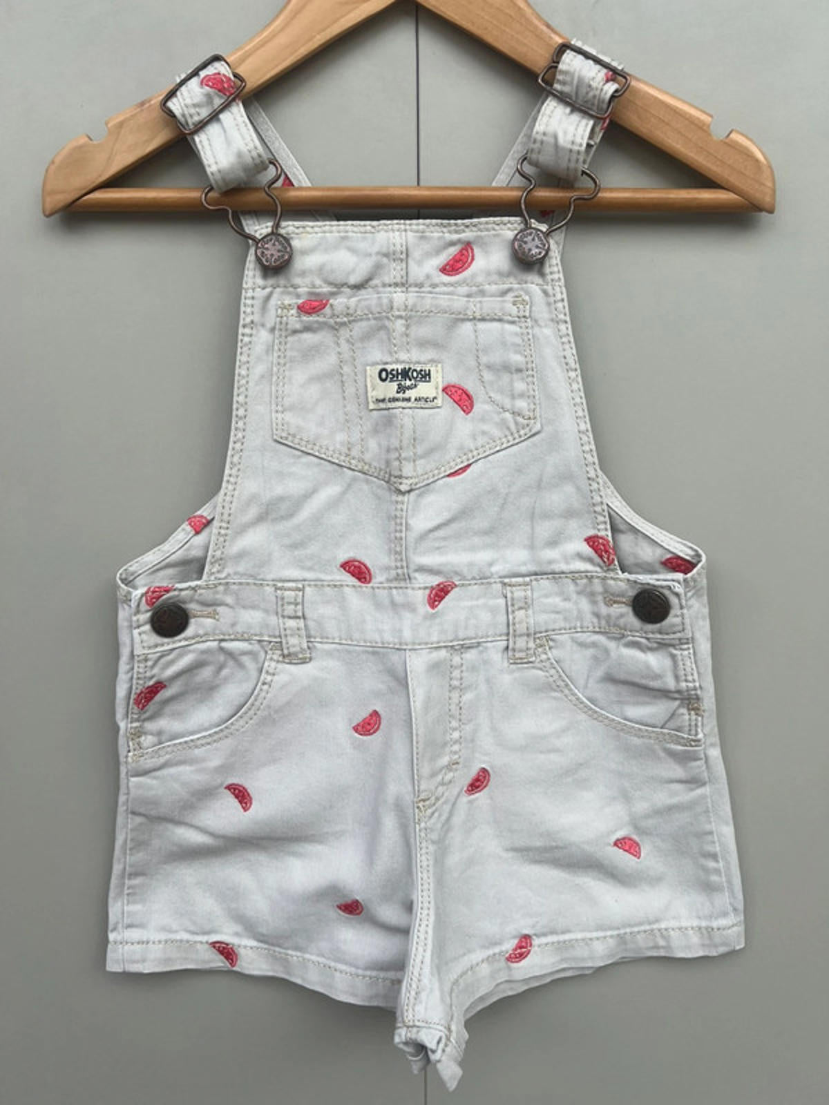 Oshkosh Fruit Shortalls 2T