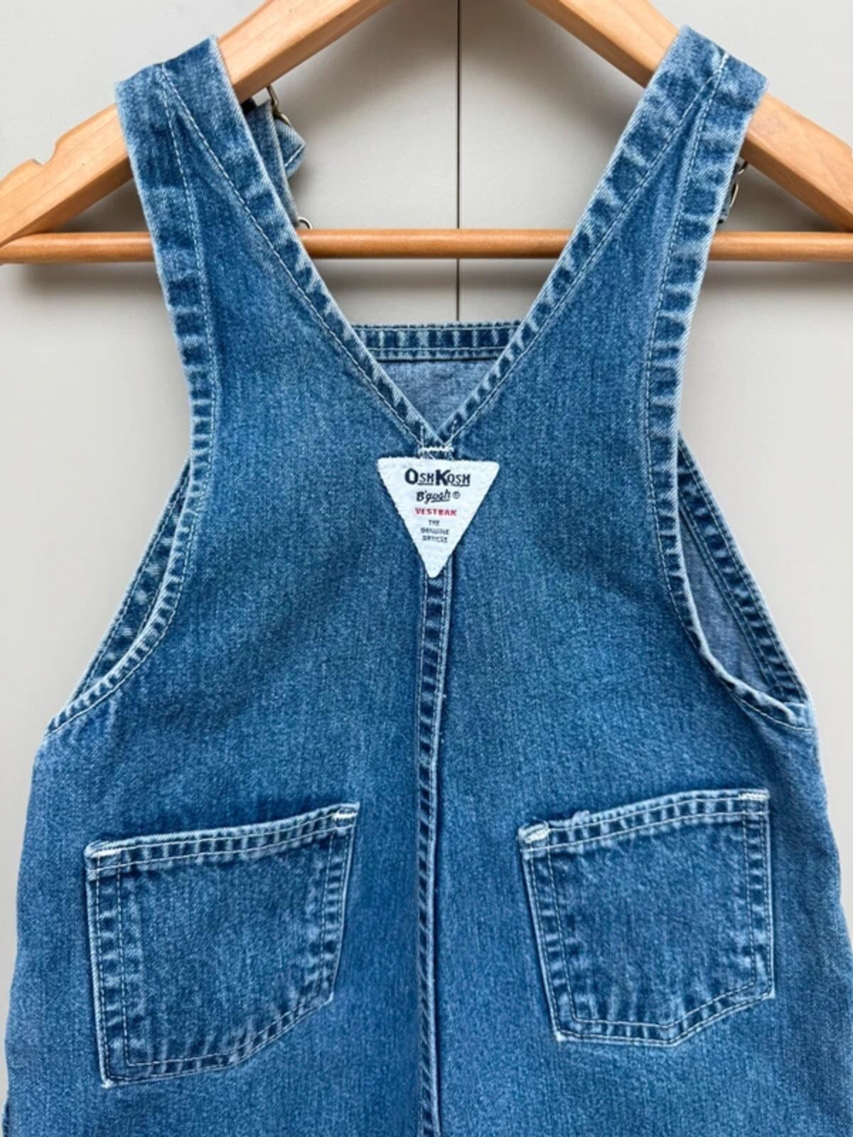 Oshkosh 80s USA Vintage Denim Dungarees 24M