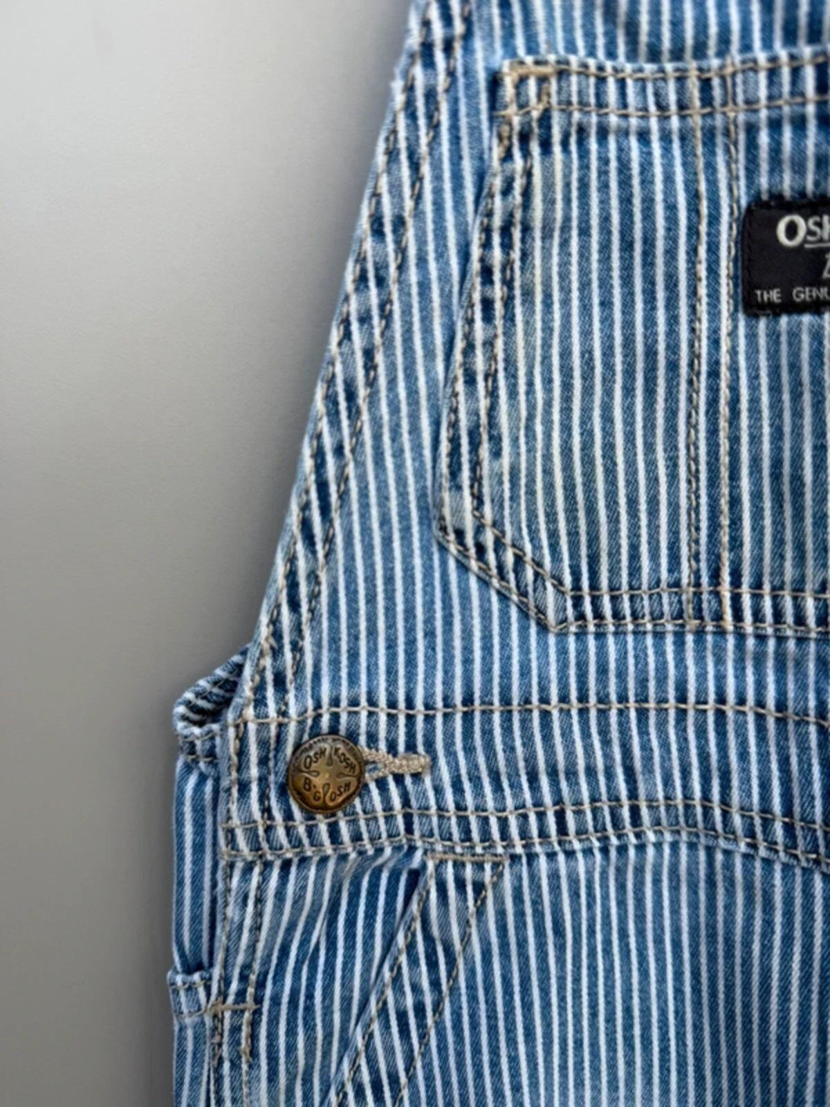 Oshkosh Hickory Shortall Dungarees 18M