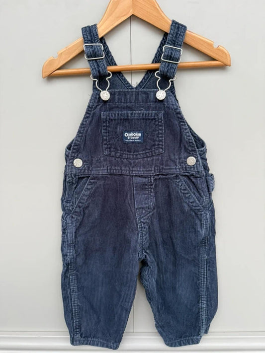 Oshkosh Navy Vintage Corduroy Dungarees 18M