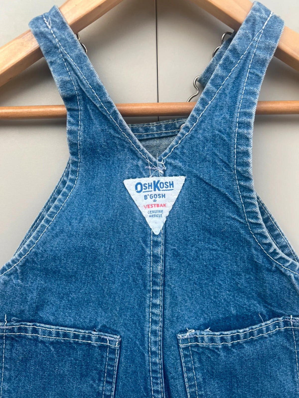 Oshkosh Classic Denim Vintage Dungarees 6/9M