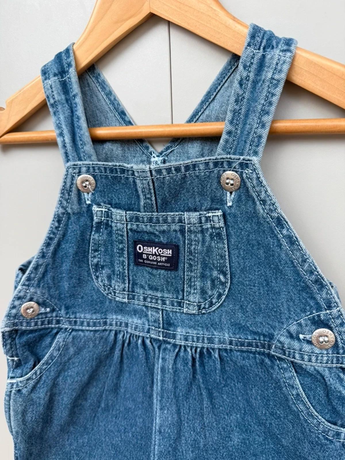 Oshkosh Vintage Denim Dungarees 6/9M
