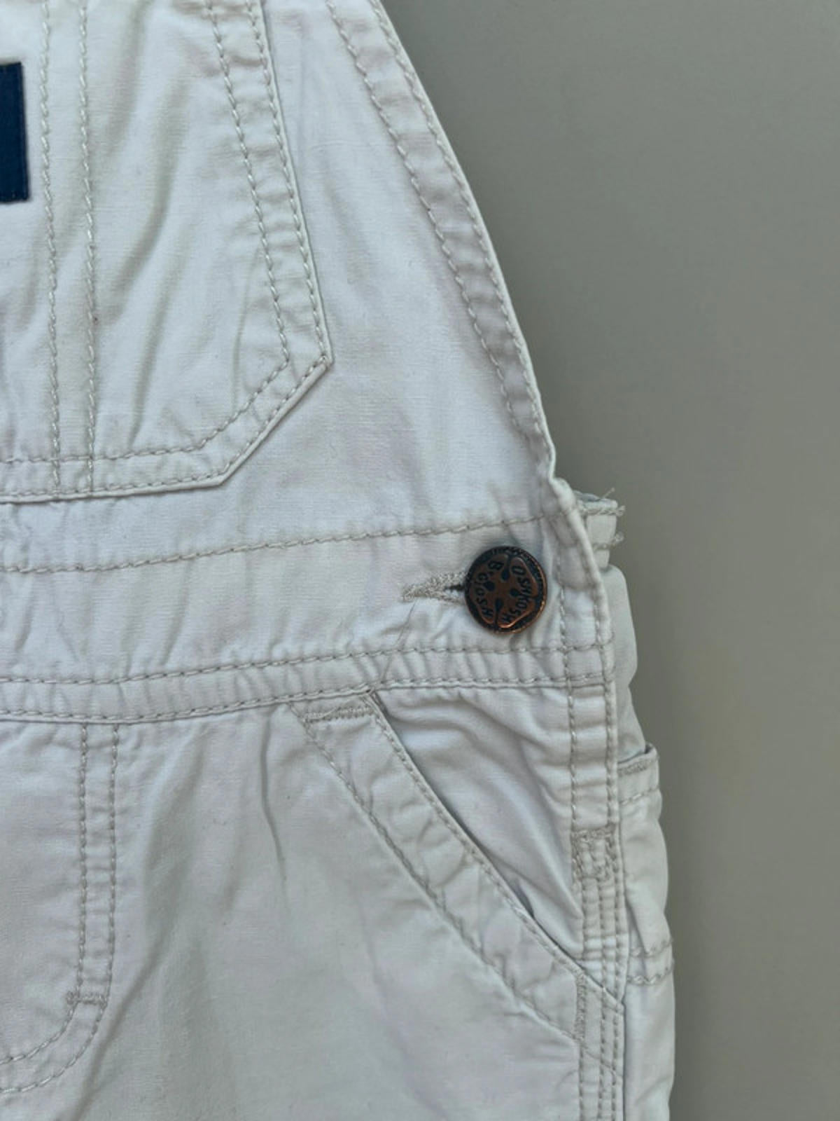 Oshkosh Cotton Shortall Dungarees  9M