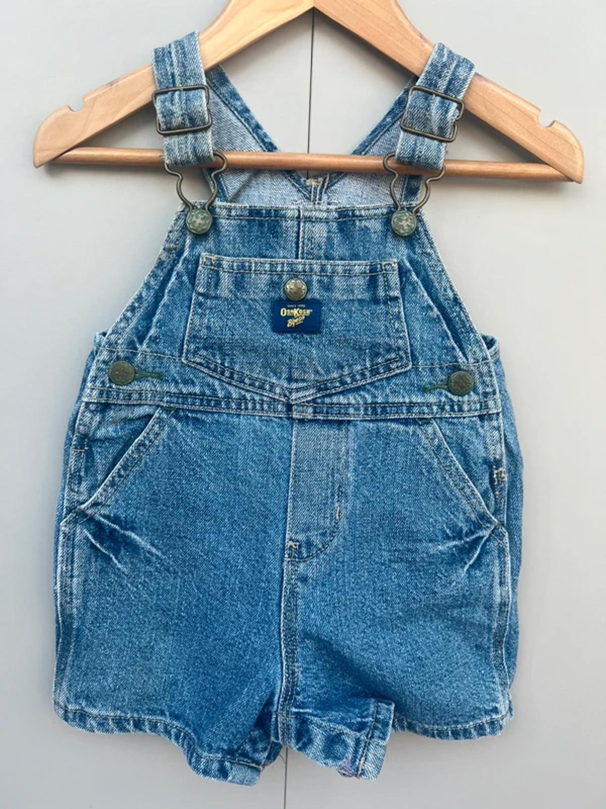 Oshkosh Vintage Denim Shortall Dungarees 12M