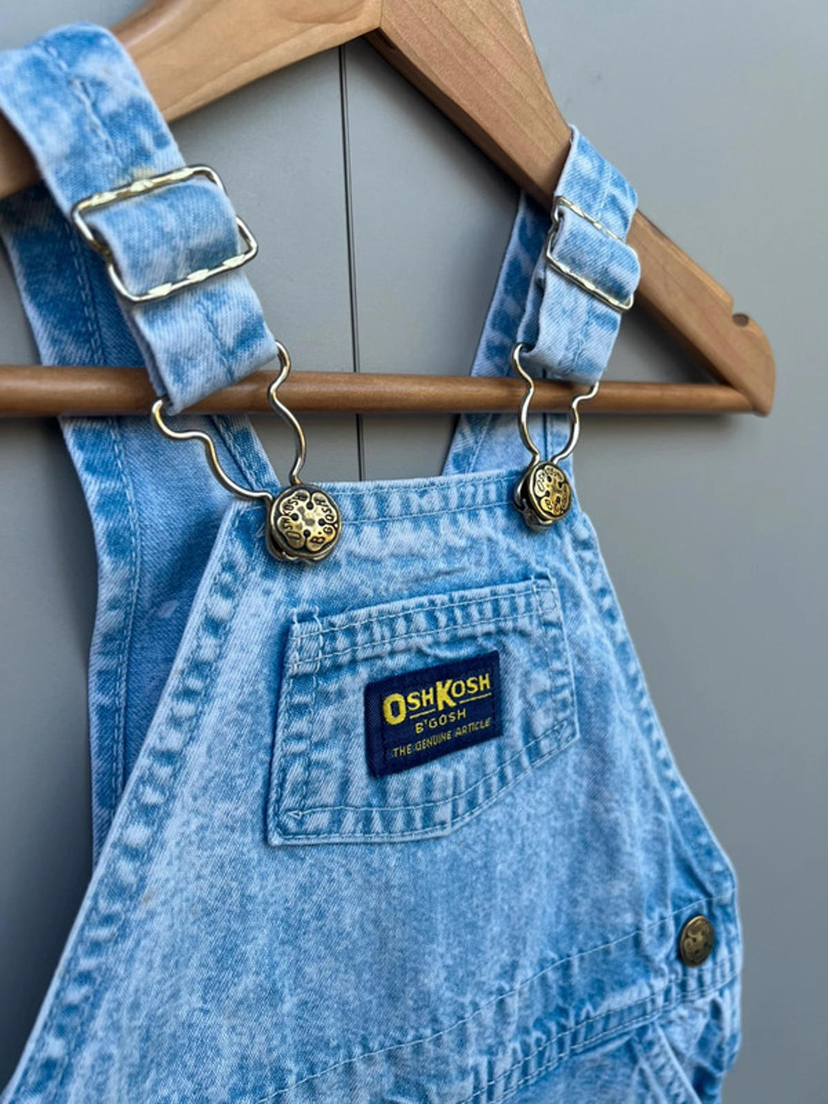 Oshkosh Vintage Denim Shortalls 24M