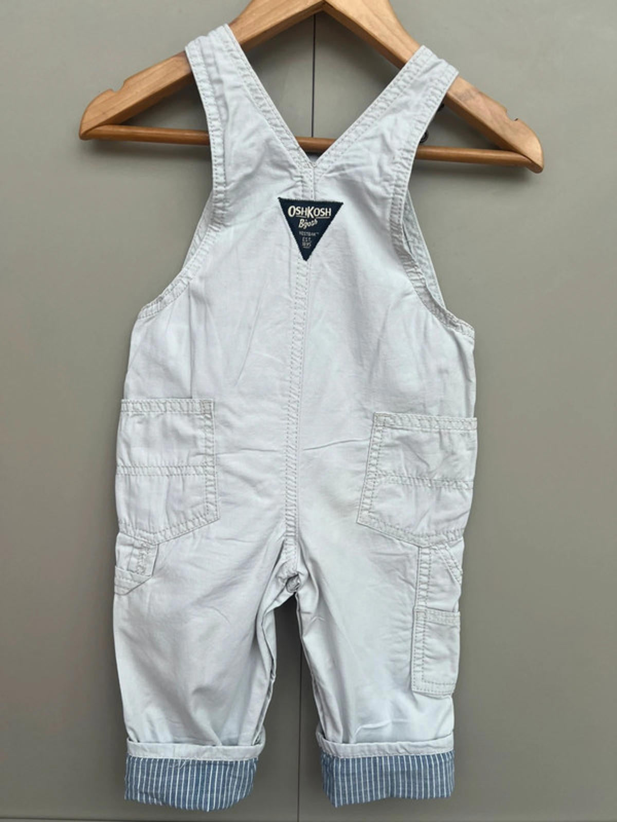 Oshkosh Stone Cargo Dungarees 12M