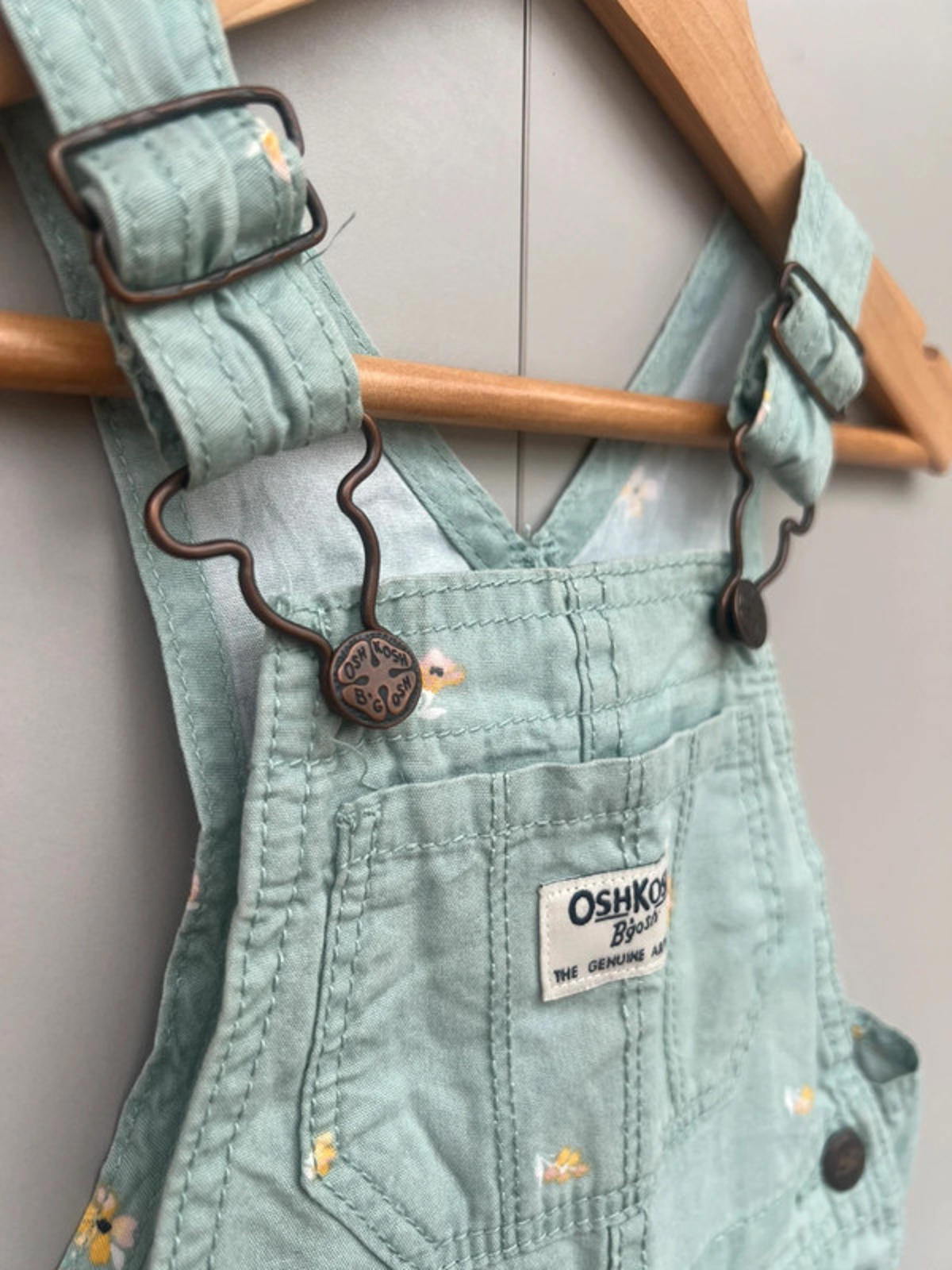 Oshkosh Floral Shortalls 18M