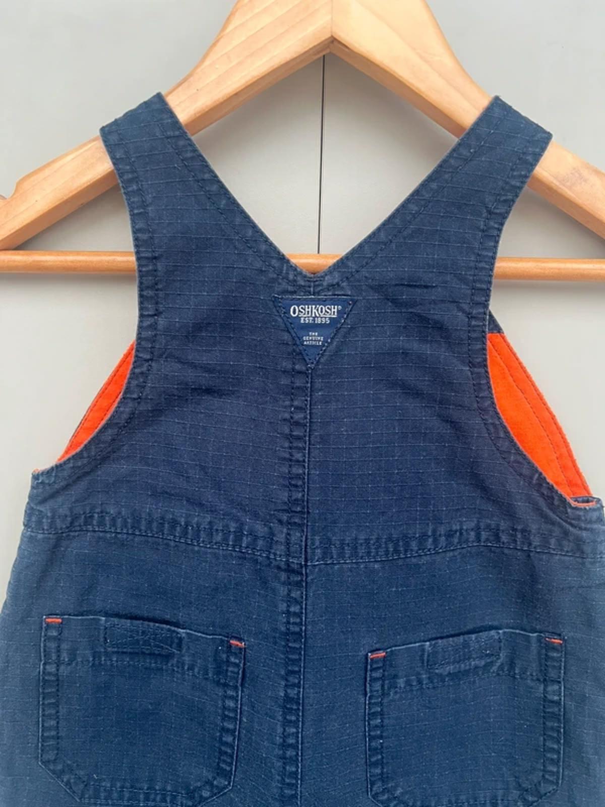 Oshkosh Vintage Navy Dungarees 3-6M