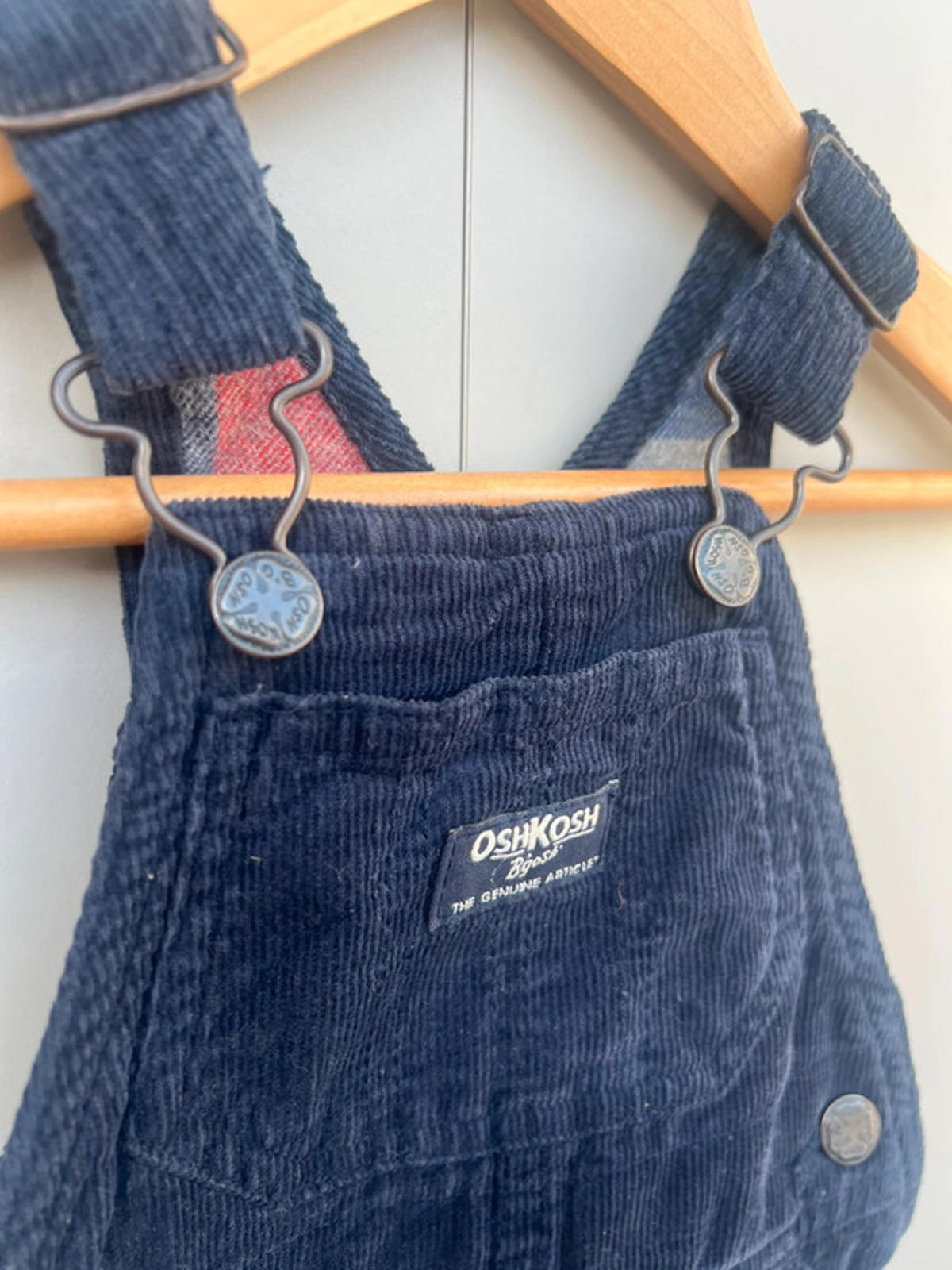 Oshkosh Navy Corduroy Dungarees 9M