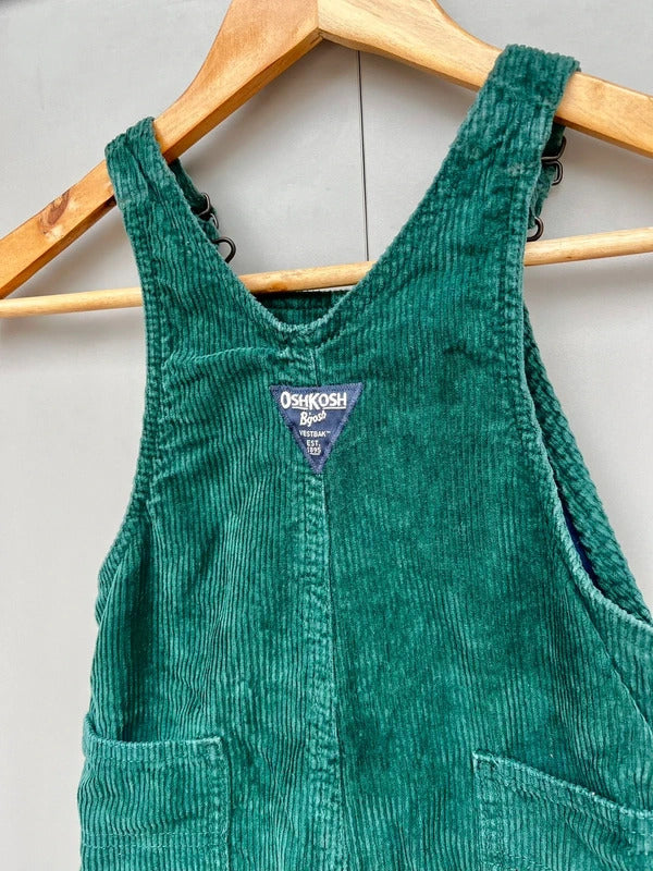 Oshkosh Forest Green Corduroy Dungarees 18M