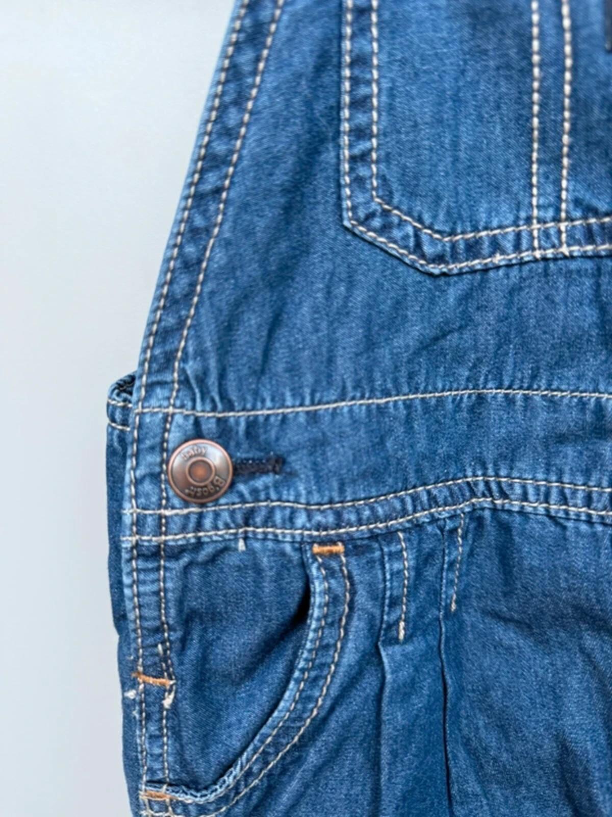Oshkosh Unisex Denim Soft Dungarees 24M