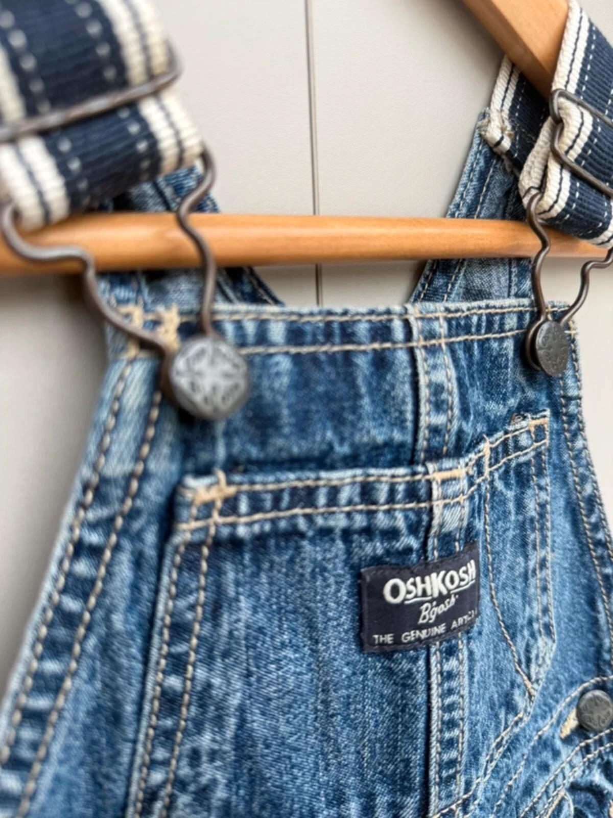 Oshkosh Classic Denim Shortalls 12M