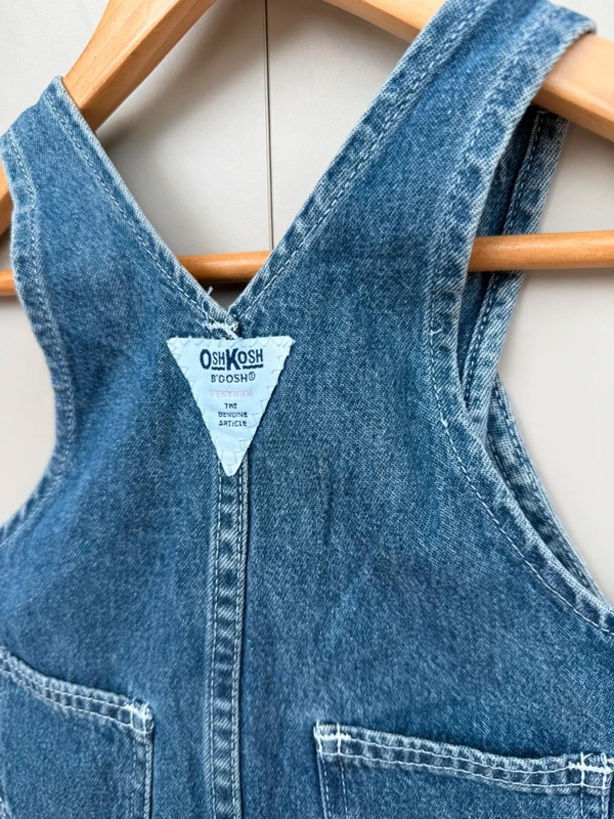 Oshkosh Vintage Denim Dungarees 6/9M