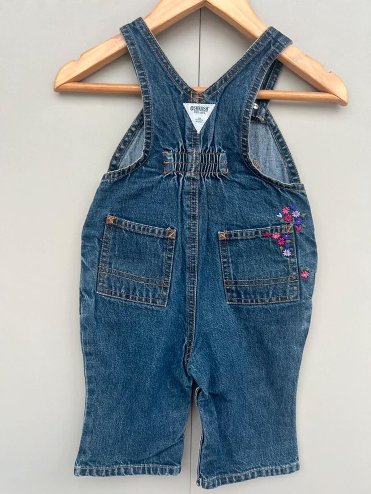 Oshkosh Vintage Denim Dungarees 6/9M