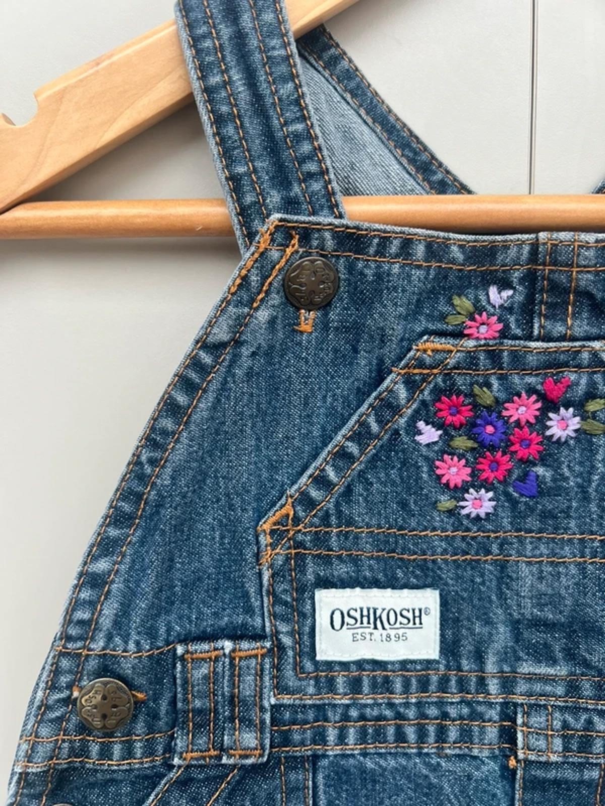 Oshkosh Vintage Denim Dungarees 6/9M