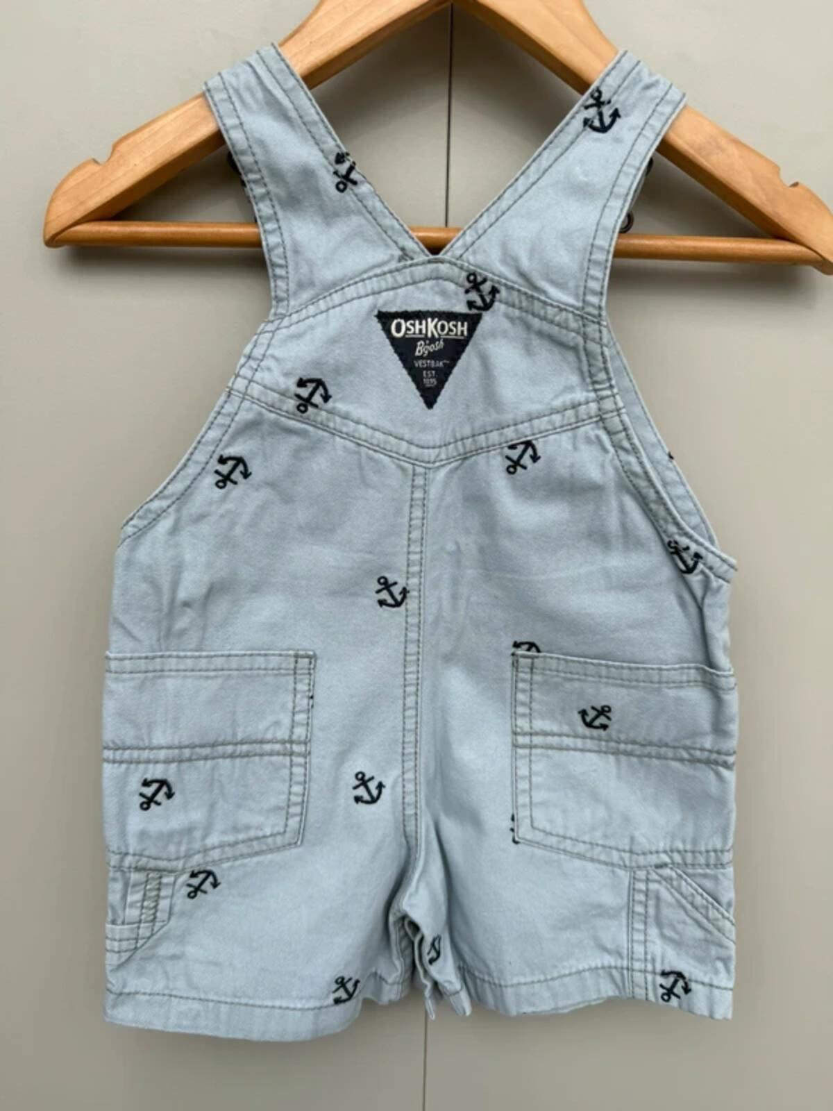 Oshkosh Anchor Shortall Dungarees 9M