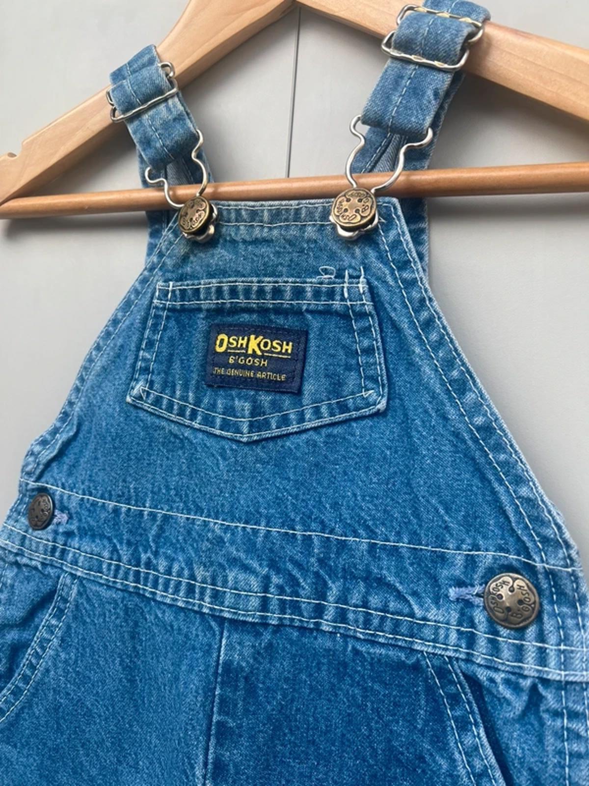 Oshkosh Classic Denim Vintage Dungarees 6/9M
