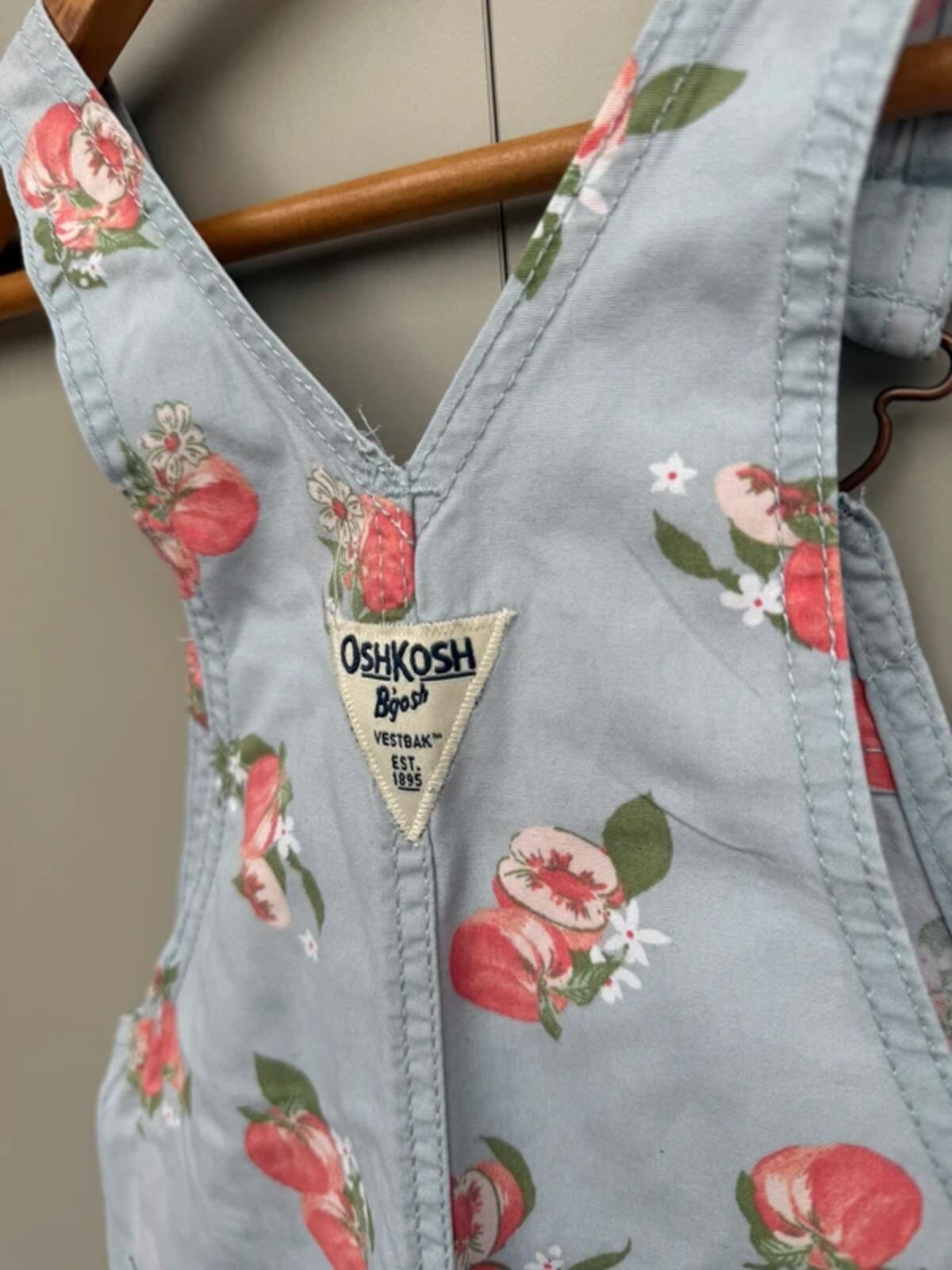 Oshkosh Fruit Shortalls Dungarees 3T
