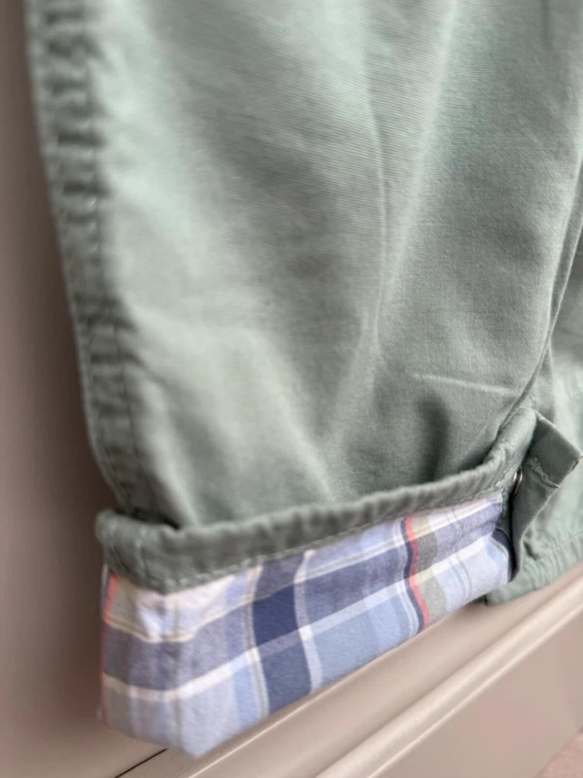 Oshkosh Sage Green Dungarees 18M