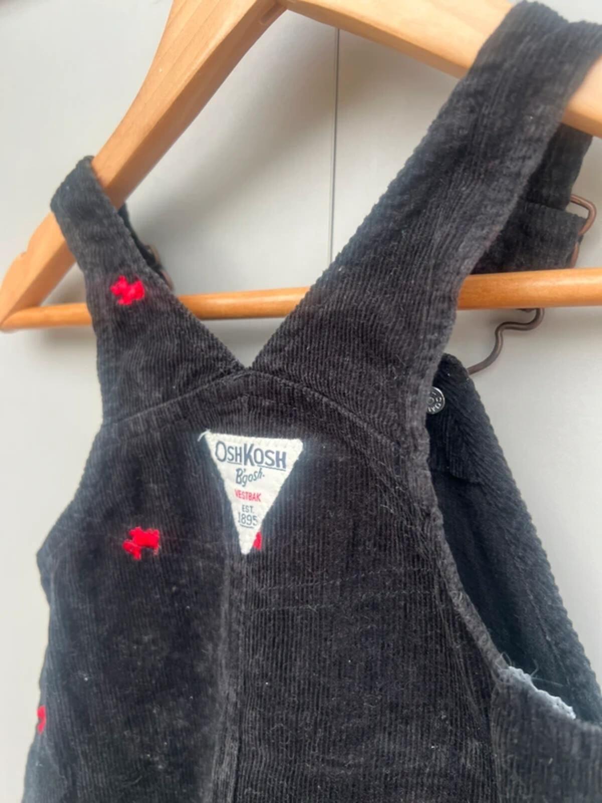 Oshkosh Corduroy Scottie Dog Dress 9M