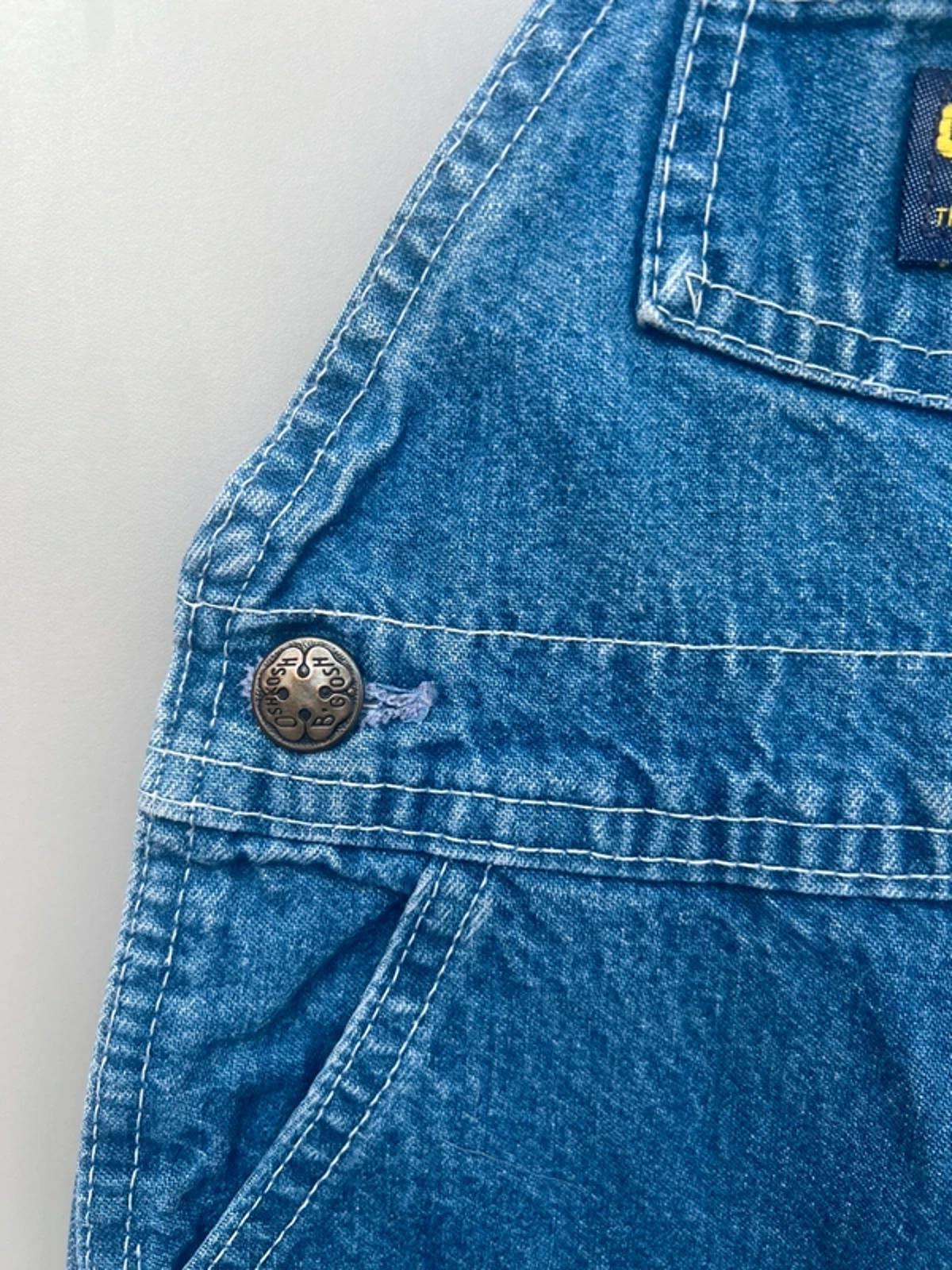Oshkosh Classic Denim Vintage Dungarees 6/9M
