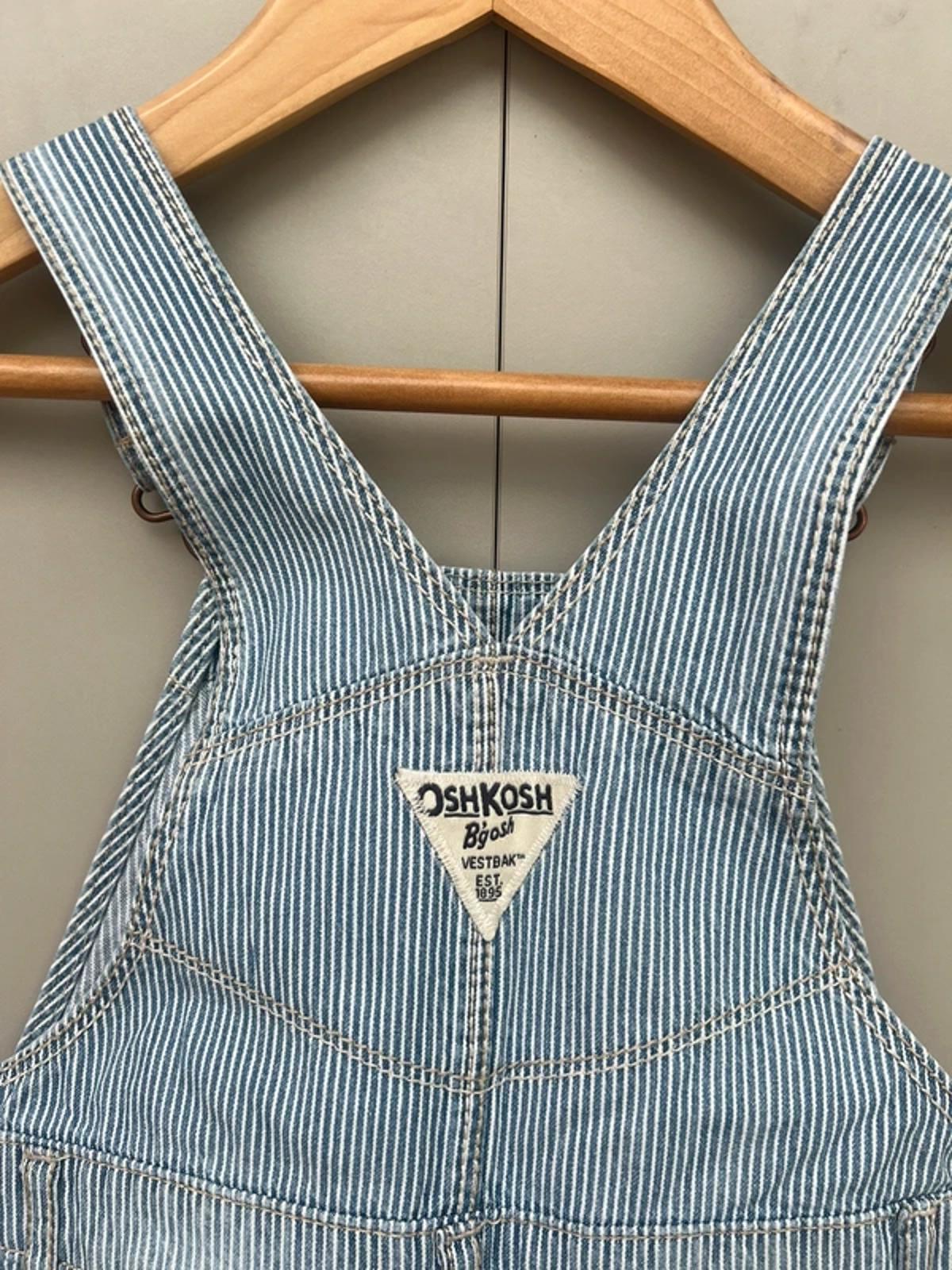 Oshkosh Striped Shortall Dungarees 24M