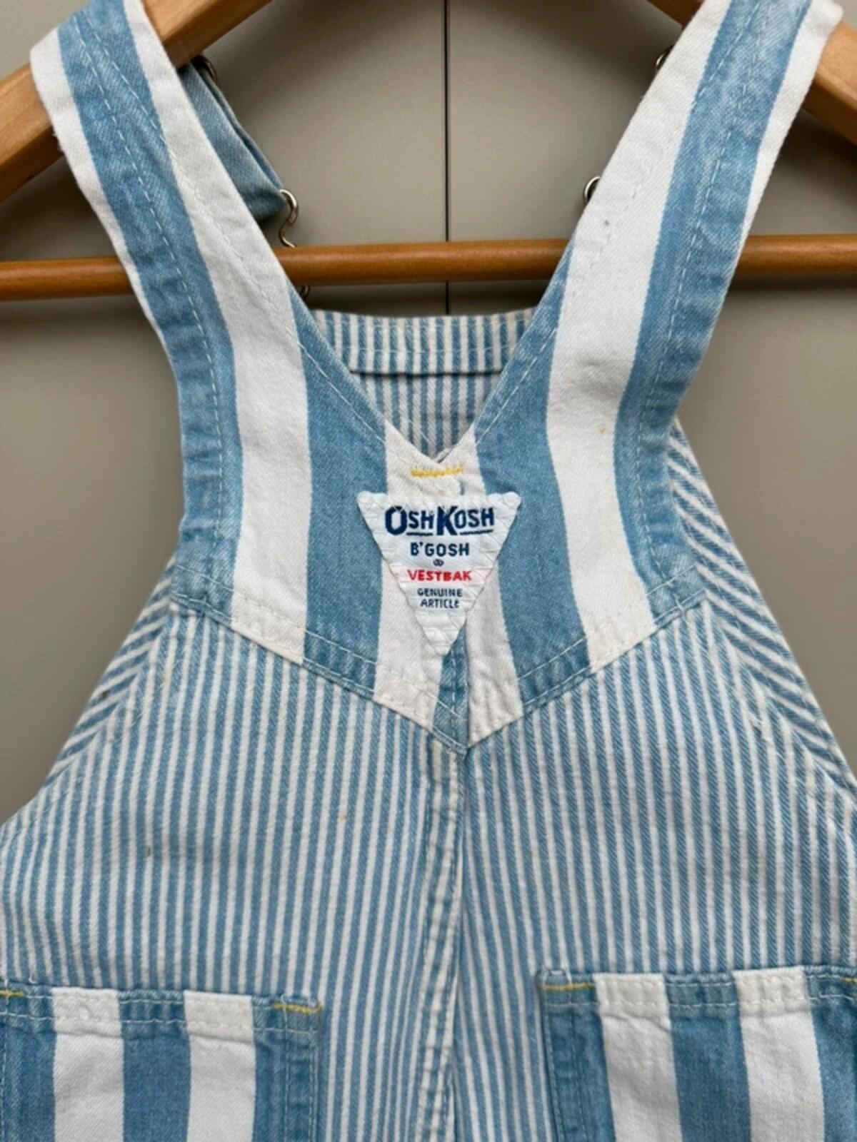 Oshkosh Vintage 80s Shortall Dungarees 24M
