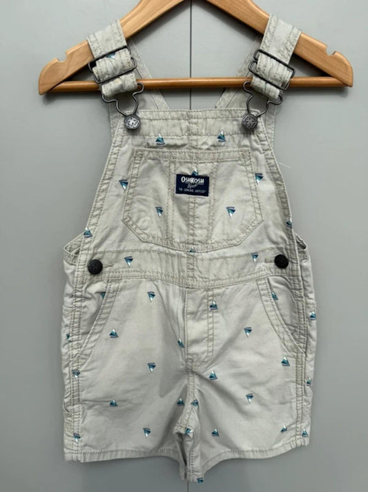 Oshkosh Boat Dungaree Shortalls 2T
