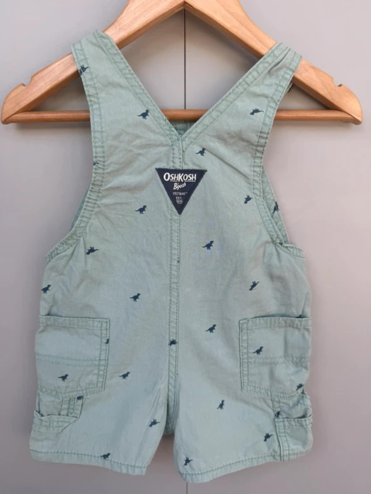 Oshkosh Dino Shortall Dungarees 9M