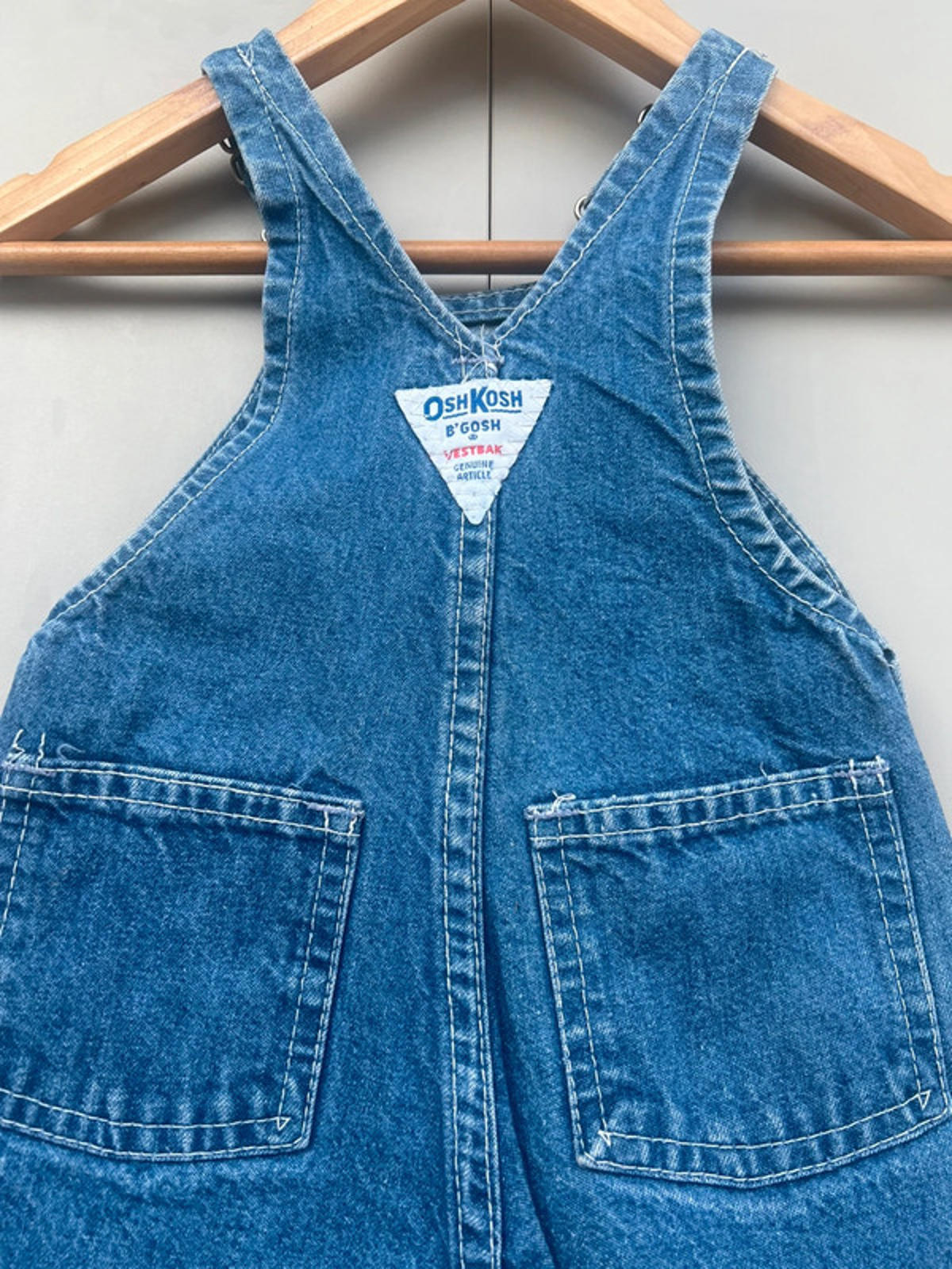 Oshkosh Classic Denim Vintage Dungarees 6/9M