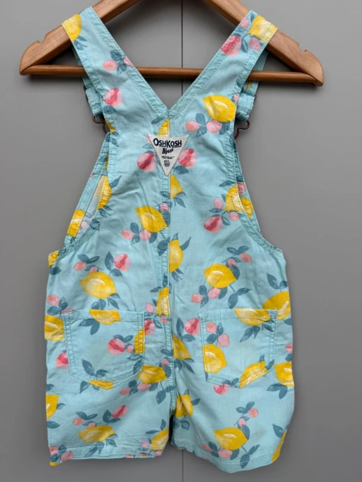 Oshkosh Lemon Shortall Dungarees 3T