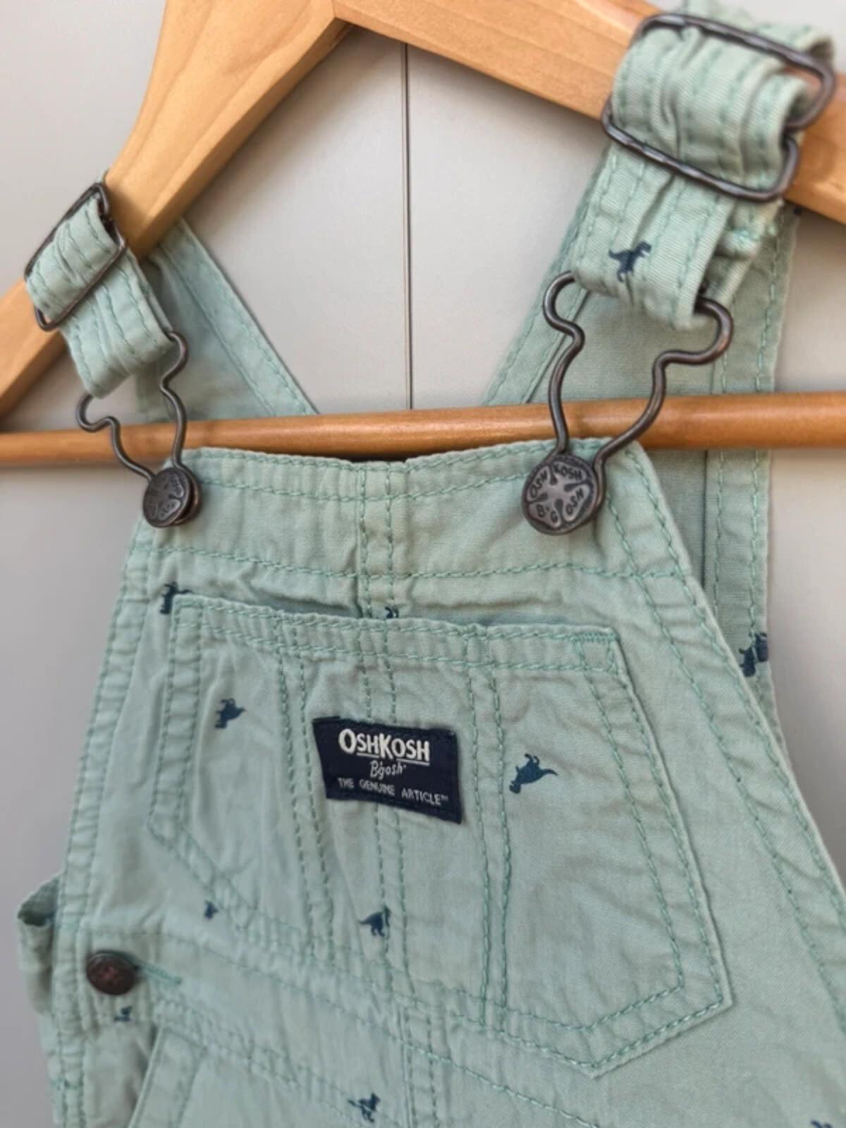 Oshkosh Dino Shortall Dungarees 9M