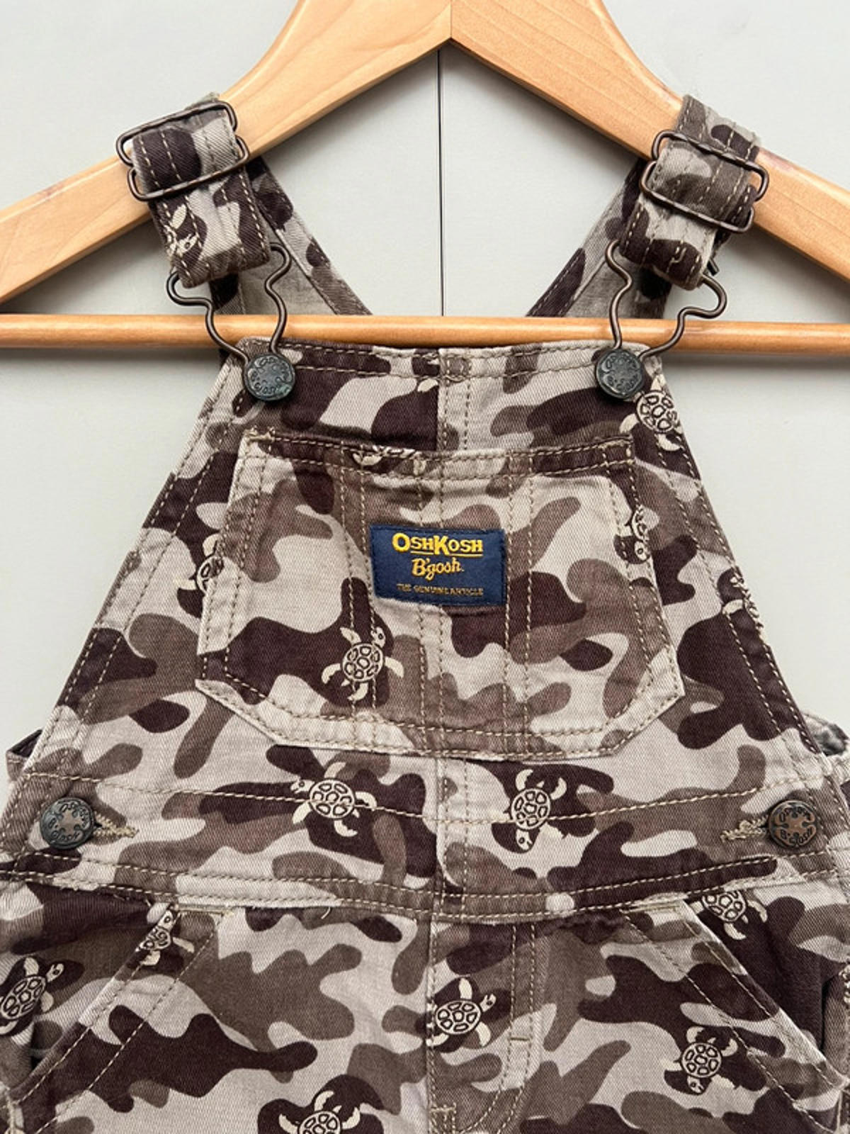 Oshkosh Camouflage Shortall Dungarees 12M