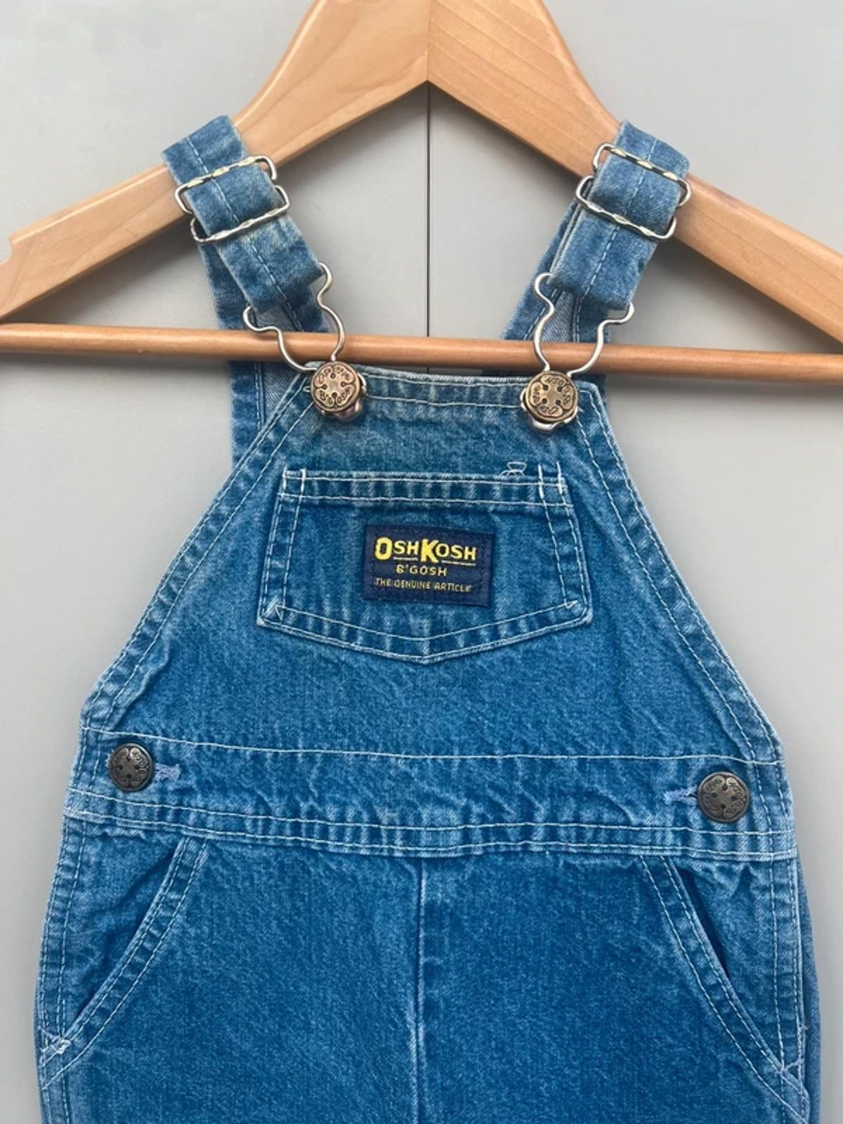 Oshkosh Classic Denim Vintage Dungarees 6/9M